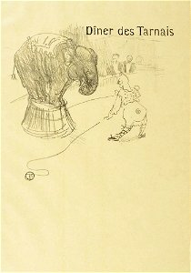 Toulouse-Lautrec - Menu du Dîner des Tarnais, A 1903-494, 1896