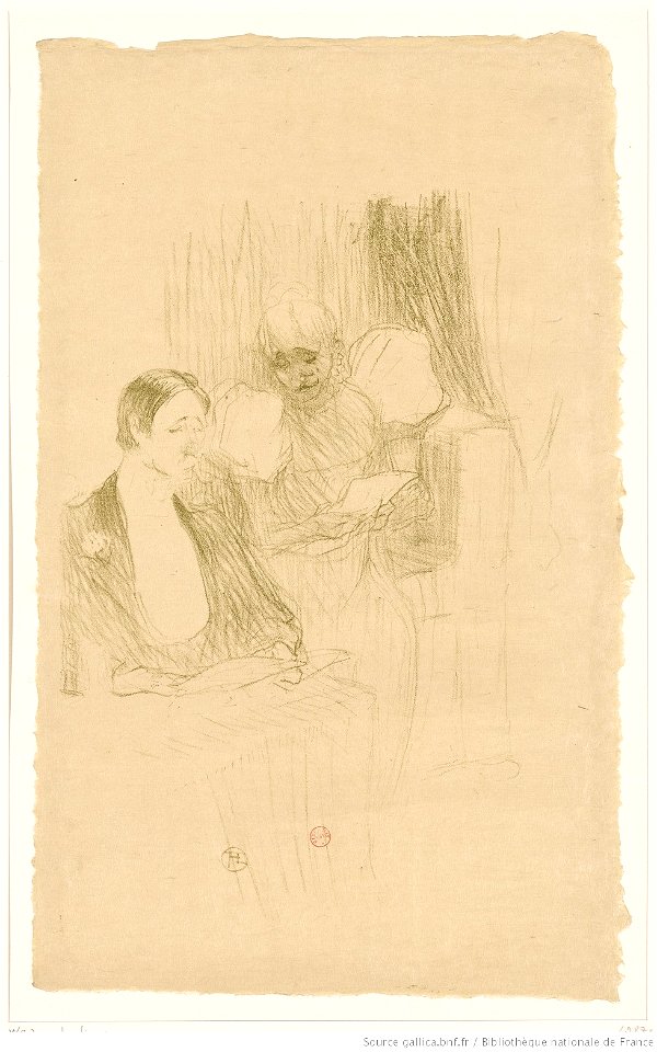 Toulouse-Lautrec - Yvette Guilbert, btv1b52512321r, 1894