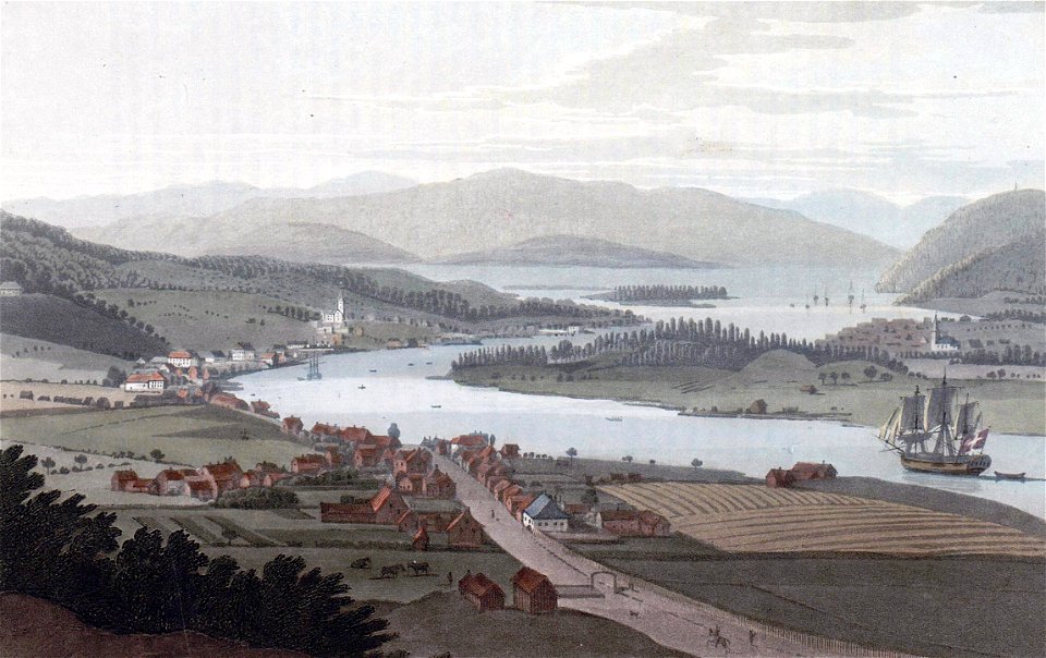Town of Porsground (JW Edy plate 35)