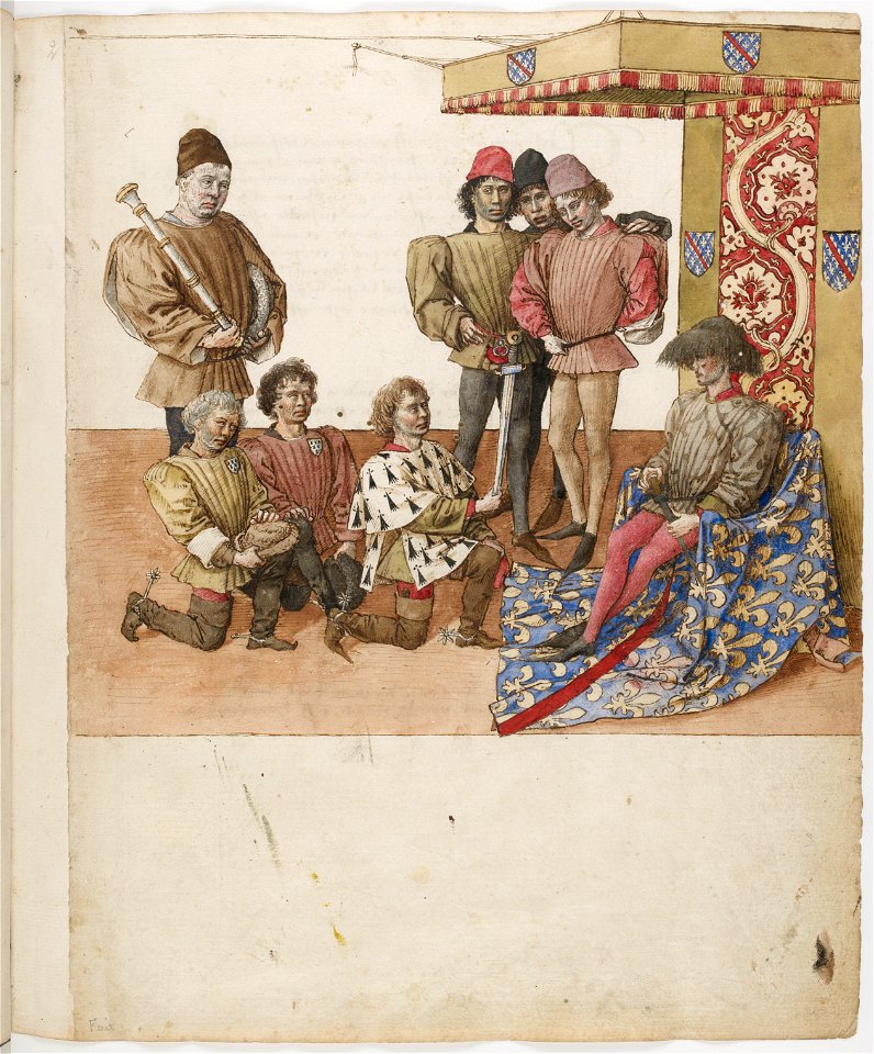 Traicitié de la forme et devis comme on fait les tournoys BNF Fr. 2695 f7r
