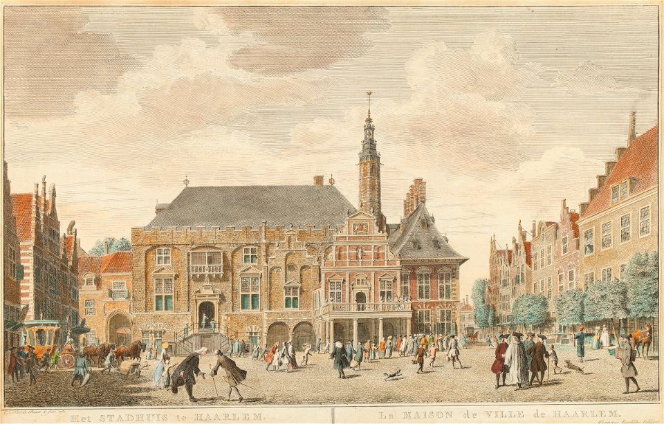 Town Hall of Haarlem by Johannes Enschedé Rijksdienst voor het ...