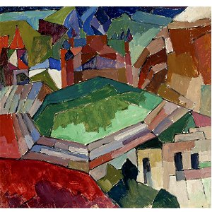 Town in Southern Russia by Aristarkh Lentulov (1914-16)