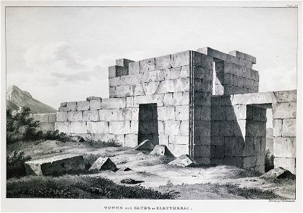 Tower and gates at Eleutherai - Dodwell Edward - 1834