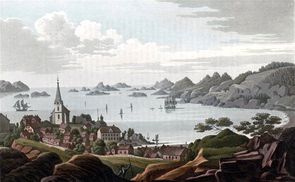 Town of Laurvig (JW Edy plate 44)