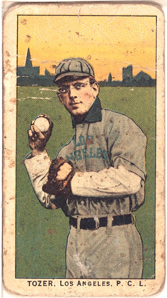 Tozer, Los Angeles Team, baseball card portrait LCCN2008676996
