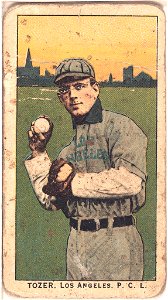 Tozer, Los Angeles Team, baseball card portrait LCCN2008676996