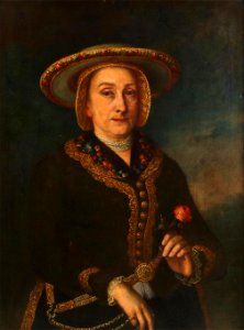 Tracht 19Jh Damenportrait