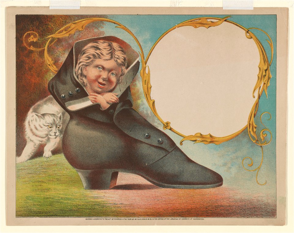 Tradecard- Child in a boot LCCN2013646775