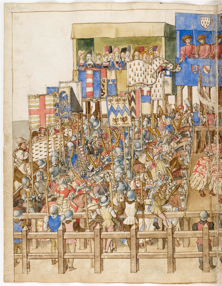 Traicitié de la forme et devis comme on fait les tournoys BNF Fr. 2695 f97v