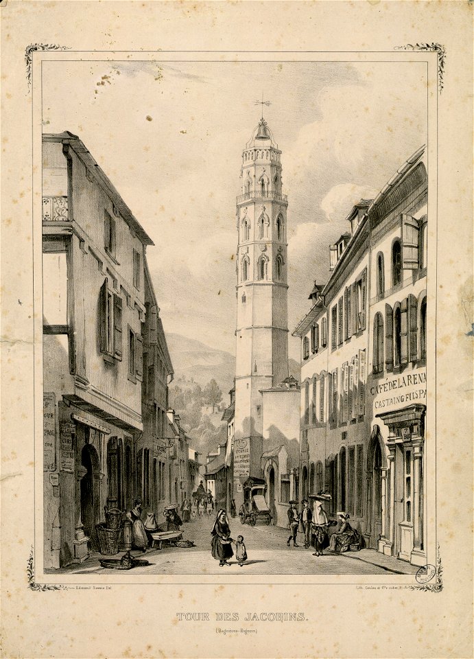 Tour des Jacobins (Bagnères-Bigorre) - Fonds Ancely - B315556101 A SEWRIN 007
