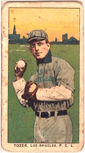 Tozer, Los Angeles Team, baseball card portrait LCCN2008676996