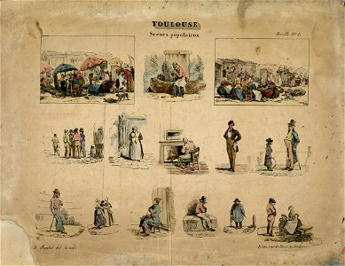 Toulouse. Scènes populaires - Fonds Ancely - B315556101 A SOULIE 004