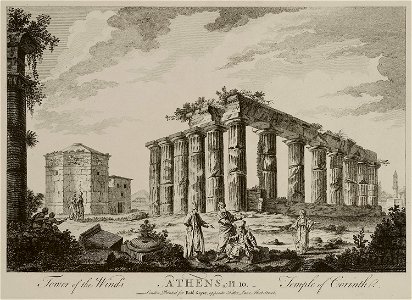 Tower of the Winds Athens Temple of Corinth - Sayer Robert - 1759