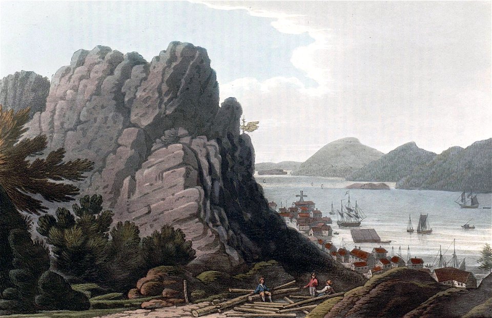 Town of Holmstrand (JW Edy plate 45)
