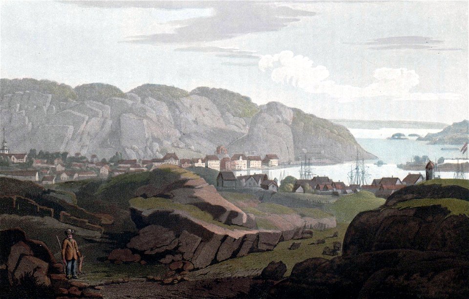 Town of Oster Riisöer (JW Edy plate 22)