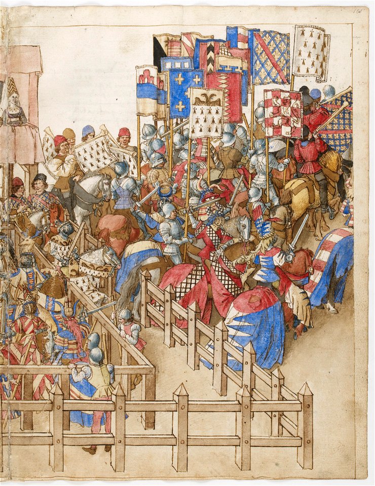 Traicitié de la forme et devis comme on fait les tournoys BNF Fr. 2695 f101r