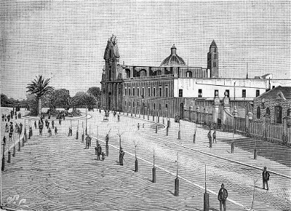 Trani – Largo San Domenico (xilografia)