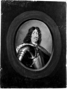 Toussaint Gelton naar David Klöcker Ehrenstrahl - Portret van Frederik III, koning van Denemarken (1628-1698) - NMGrh 2167 - National Portrait Gallery of Sweden