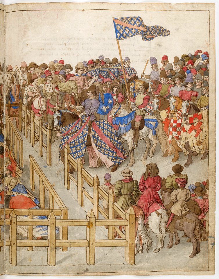 Traicitié de la forme et devis comme on fait les tournoys BNF Fr. 2695 f77r