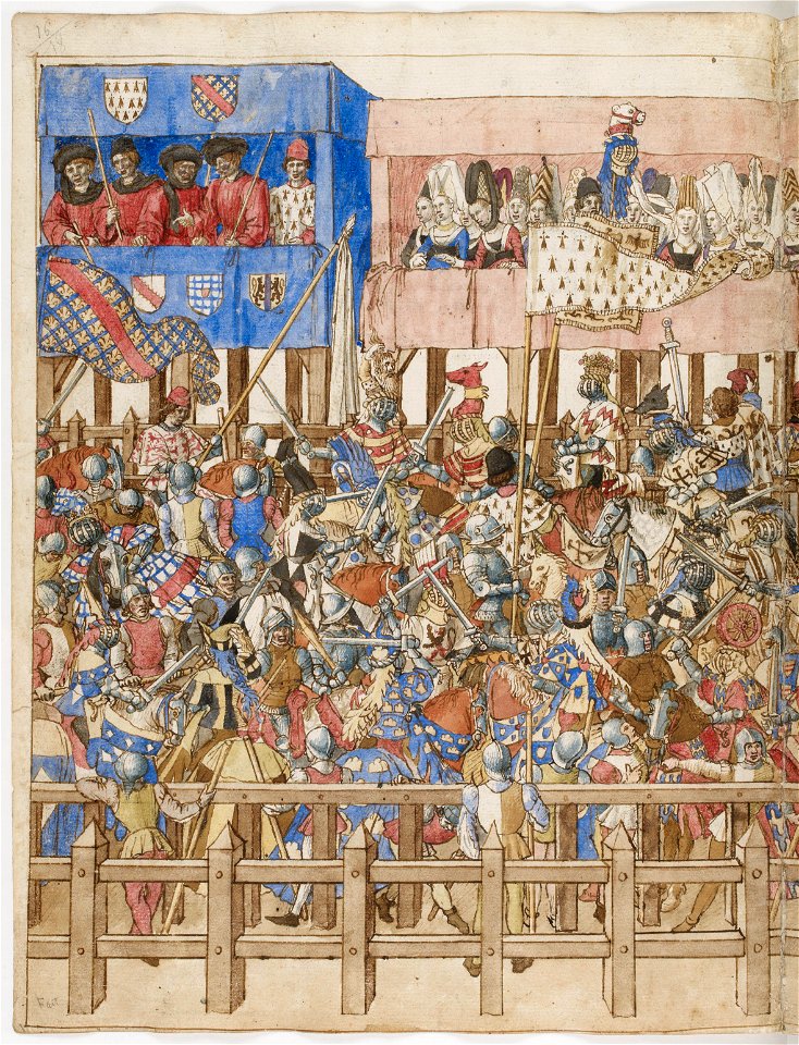 Traicitié de la forme et devis comme on fait les tournoys BNF Fr. 2695 f100v
