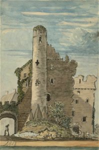 Tower at Cardiff Castle where Robert son of William Conqueror was confined (1205512)