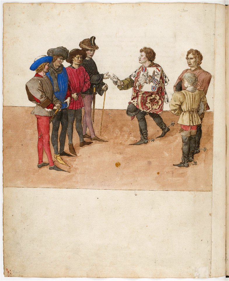 Traicitié de la forme et devis comme on fait les tournoys BNF Fr. 2695 f13v