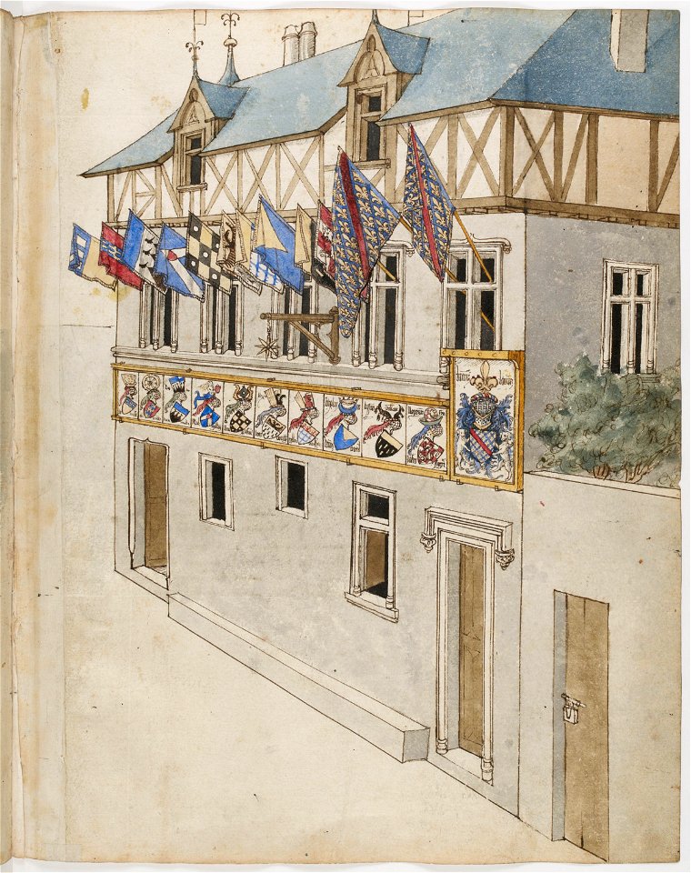 Traicitié de la forme et devis comme on fait les tournoys BNF Fr. 2695 f55r