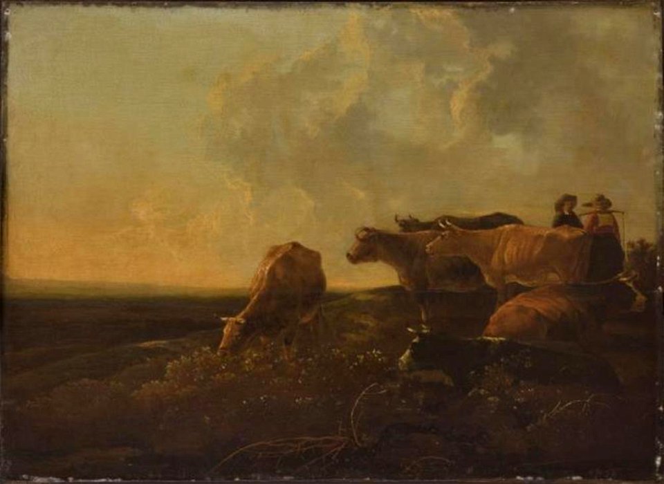Trant-naar Aelbert Cuyp - Landschap met runderen - Cat. 624 - Philadelphia Museum of Art
