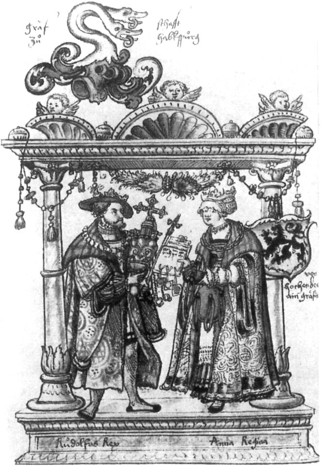 Traditionskodex Weißenau Rudolf von Habsburg
