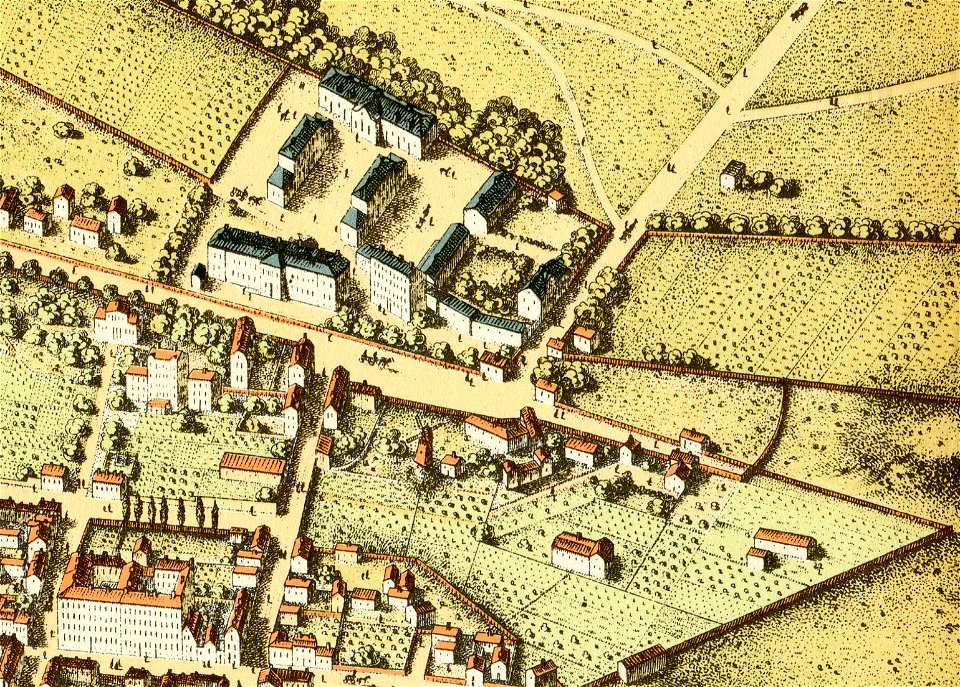 Trakten kring Karlaplan, Neuhaus panorama 1870-tal
