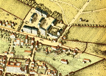 Trakten kring Karlaplan, Neuhaus panorama 1870-tal