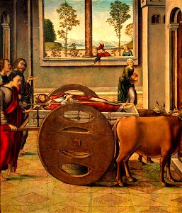 Traslación del cuerpo de Santiago, del Maestro de Astorga (Museo Lázaro Galdiano, Madrid)