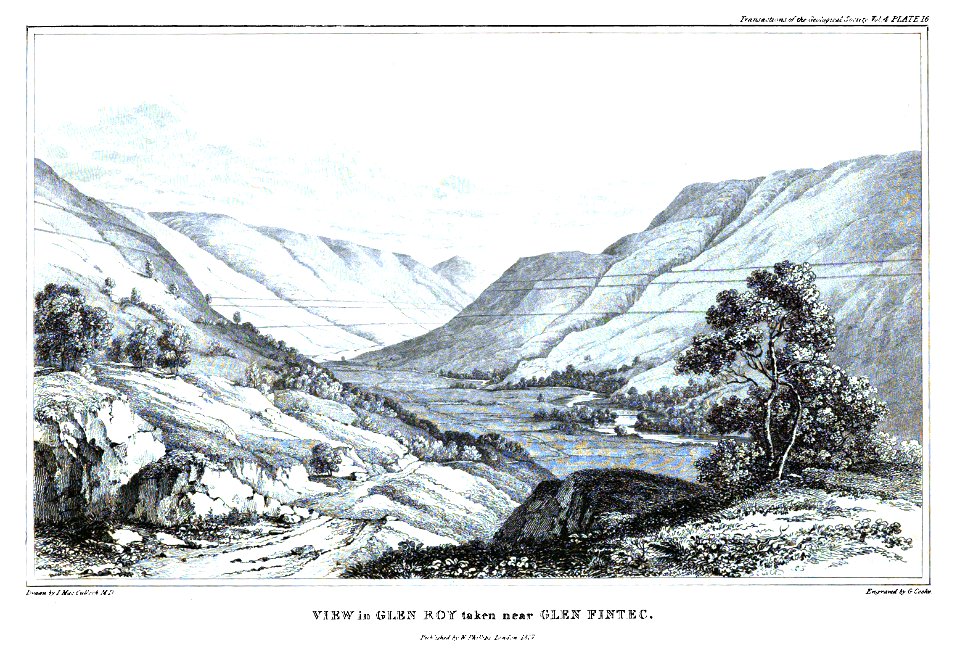 Transactions of the Geological Society, 1st series, vol. 4 plate page 0537