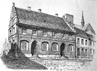 TPetersen Raadhuset i Ribe 1884