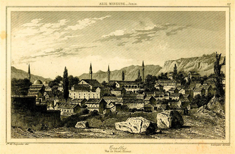 Tralles - Aidin guzel hissar - Texier Charles Félix Marie - 1882