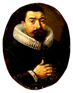 Trant van Thomas de Keyser - Portret van een onbekende man - RCIN 404654 - Royal Collection