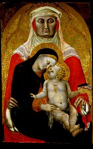 Traini, Francesco, Madonna and Child with Saint Anne, 1340-45