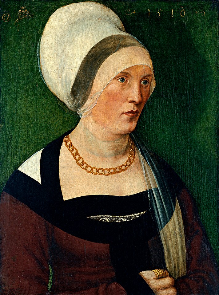 Wolf Traut-retrato de mujer