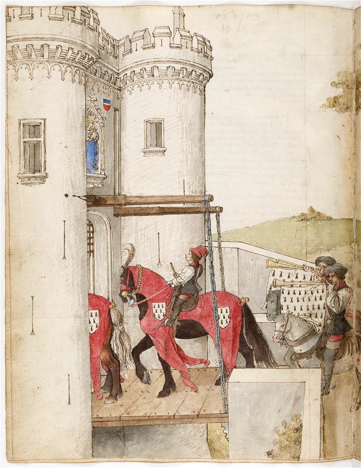 Traicitié de la forme et devis comme on fait les tournoys BNF Fr. 2695 f51v