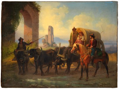 Travellers by Aqua Claudia (Alexander Lauréus) - Nationalmuseum - 210496