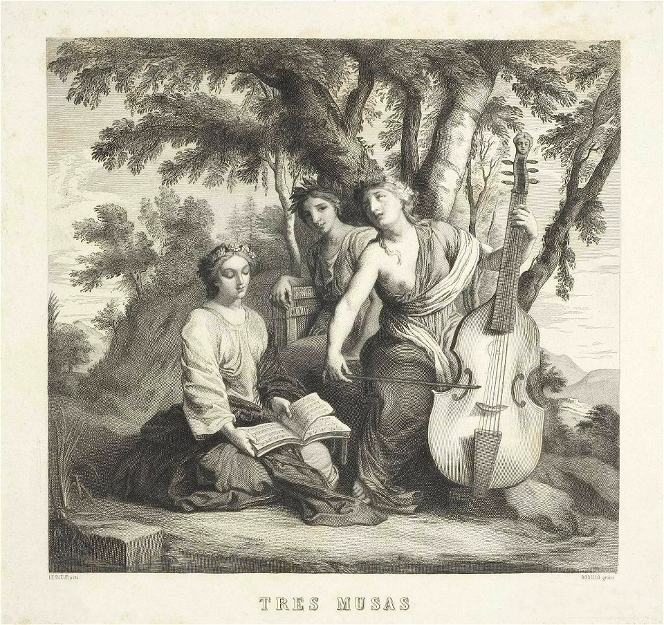 Tres musas (CE0284G)