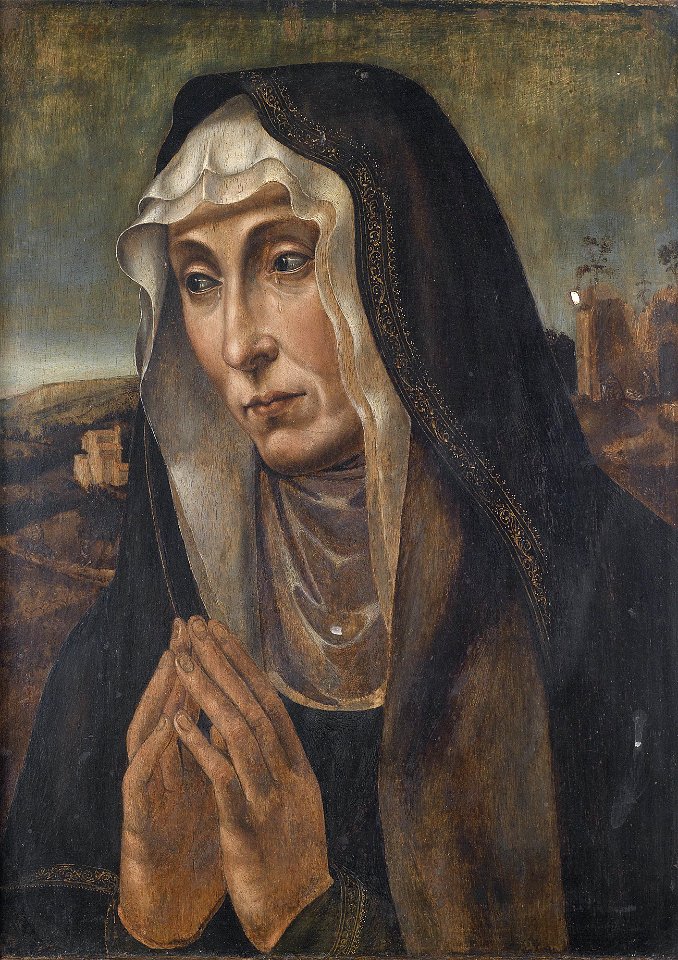 Trauernde Madonna (spanisch 16 Jh)