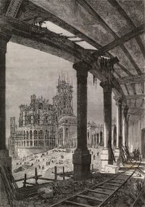 Travaux du Palais du Trocadéro, 1878