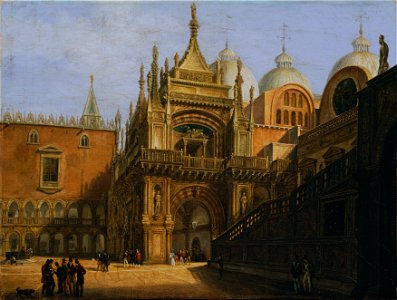 Tranquillo Orsi - Der Hof des Dogenpalastes - 7884 - Kunsthistorisches Museum