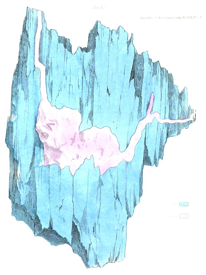 Transactions of the Geological Society, 1st series, vol. 3 plate page 0499