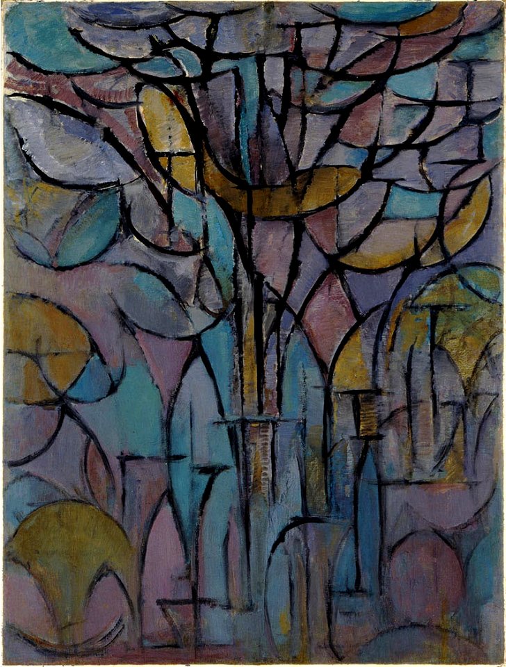 Trees, 1912, Mondrian