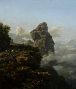 Travellers on an Alpine Pass by Isaac de Moucheron, Museum of the Shenandoah Valley