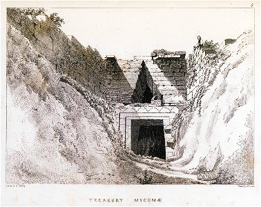 Treasury Mycenae - Gell William - 1810