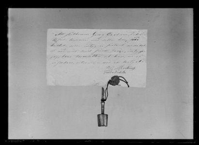 Trepaneringsborr, använd vid trepaneringen av friherre George Carl von Döbeln (1758-1820) 1791 - Livrustkammaren - 51759