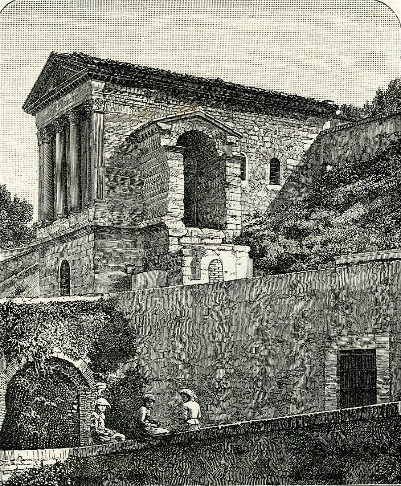 Trevi Tempio di Clitunno ora chiesa di San Salvatore